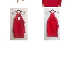 Dion Lee Vibrant Red Knit Dress